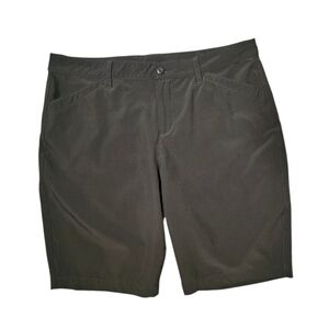 Eddie Bauer Shorts Dark Grey Pockets Lightweight Hiking Quick Dry sz 14